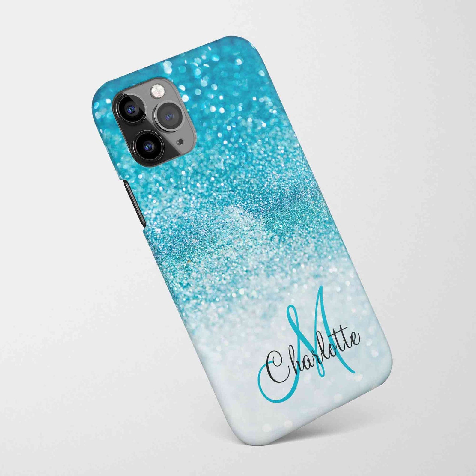 Personalized Initials Custom Hard Phone Case Monogram, Custom Name Case ...