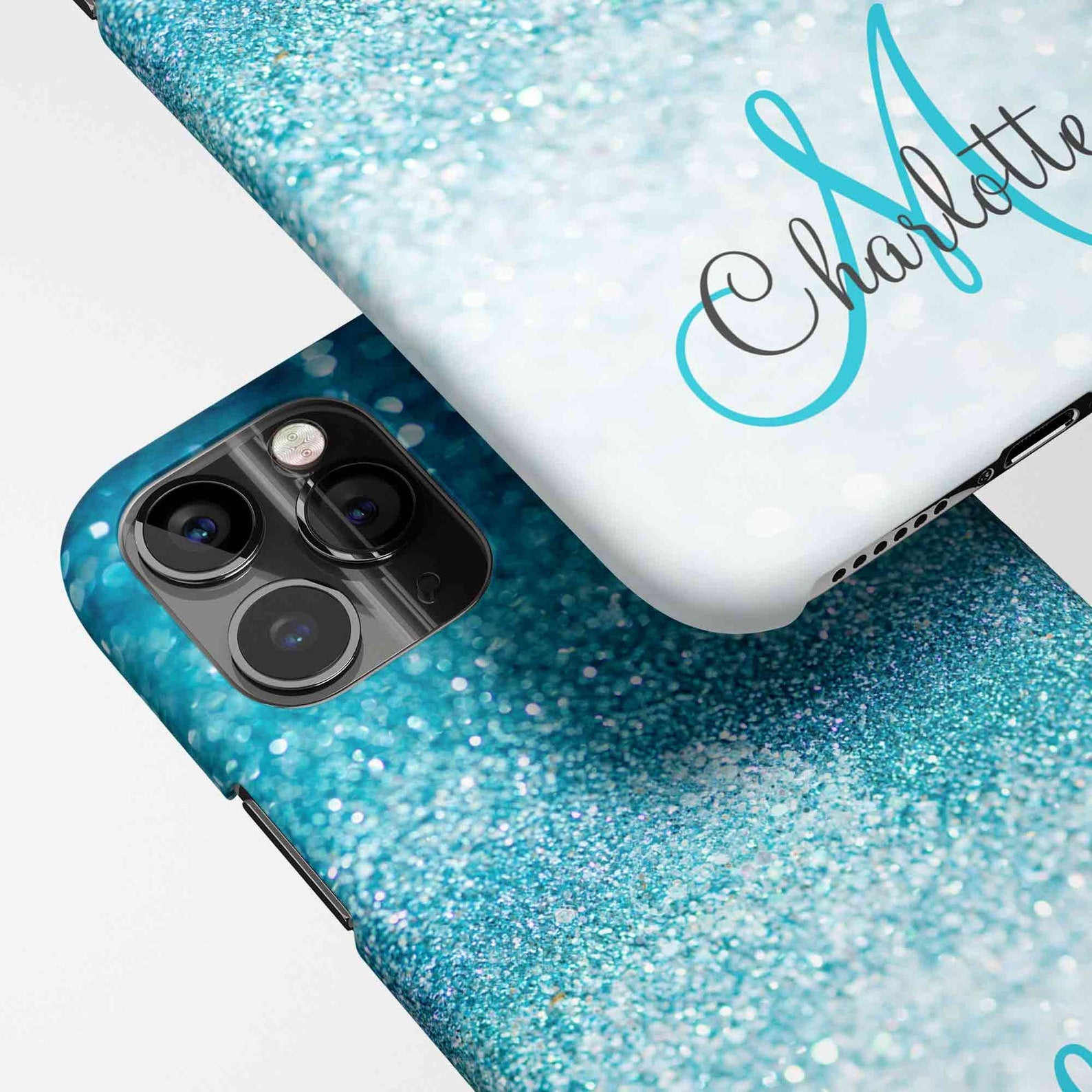 Personalized Initials Custom Hard Phone Case Monogram, Custom Name Case ...