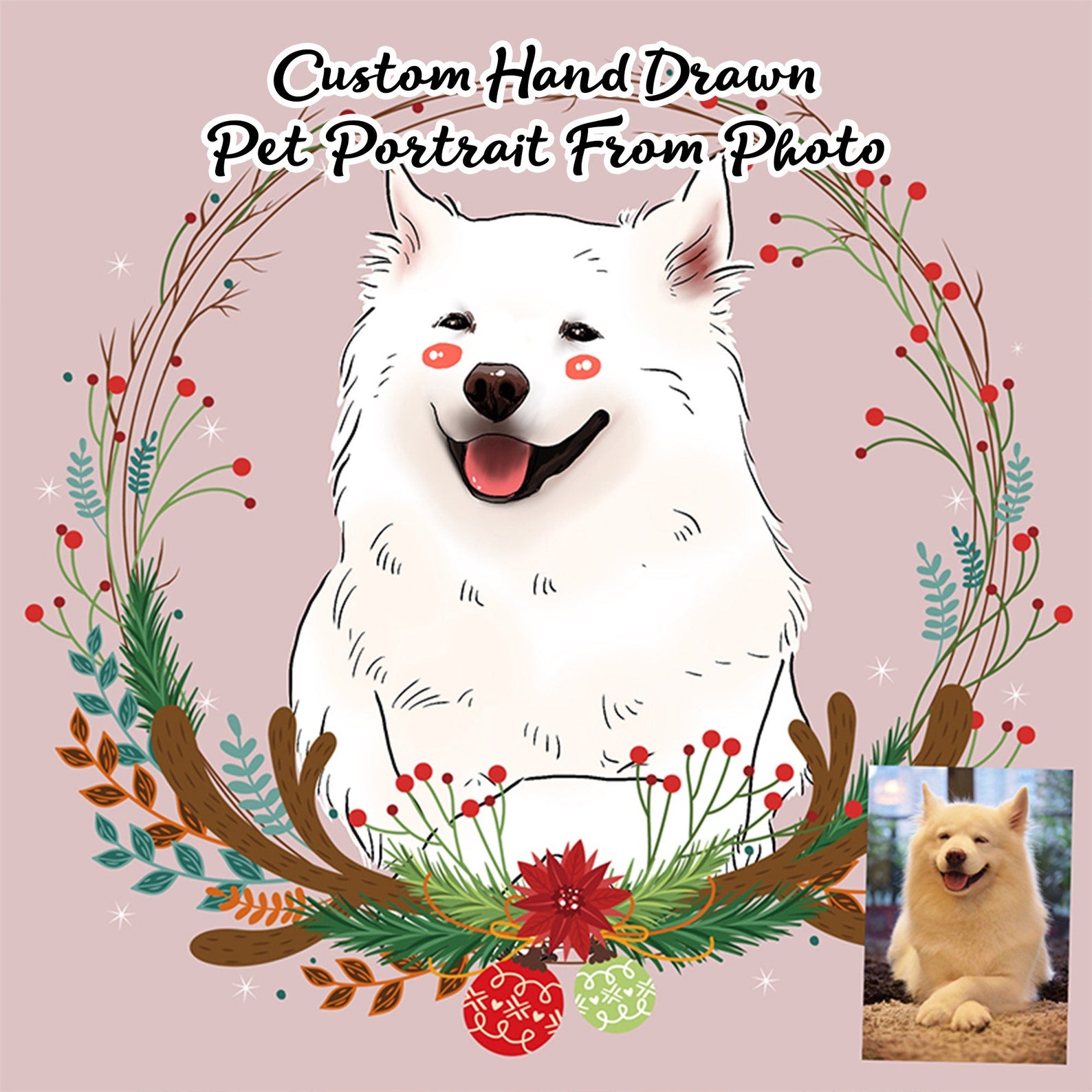 Hand Draw Pet Portrait Custom Photo Kindle Paperwhite Oasis Case