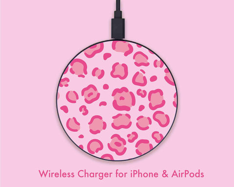 Pink Leopard Wireless Charger