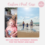 Make Your Own iPad Case with Two Photos - Personalized Gift, Custom Photo iPad Case