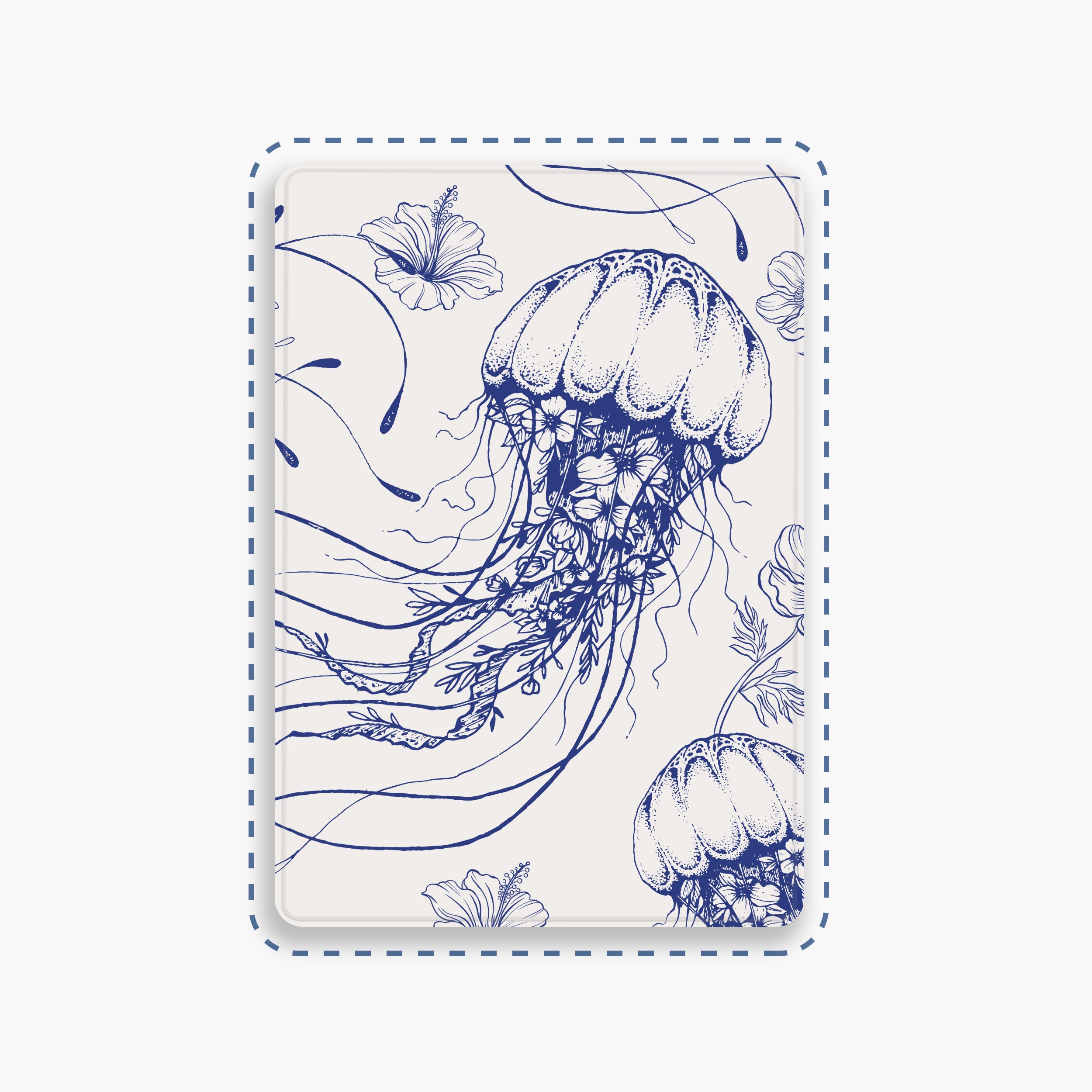 Jellyfish Aesthetic iPad Case with or without Pencil Holder
