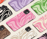 Swirl Funky Phone case, Retro Case