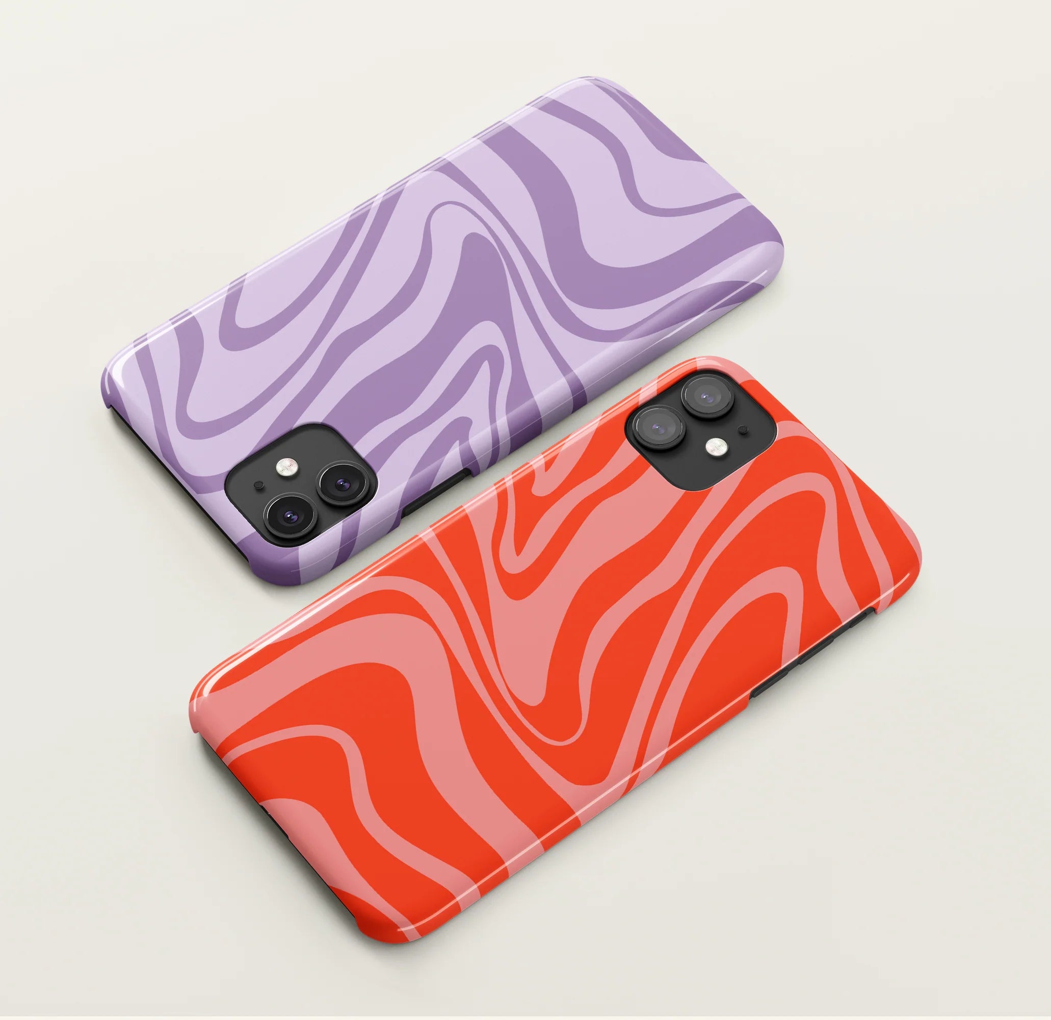Swirl Funky Android case for Samsung Galaxy S23, S23Plus, S22, S21 Ultra Retro Groovy Phone Case