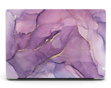 Purple Marble MacBook Hard Case